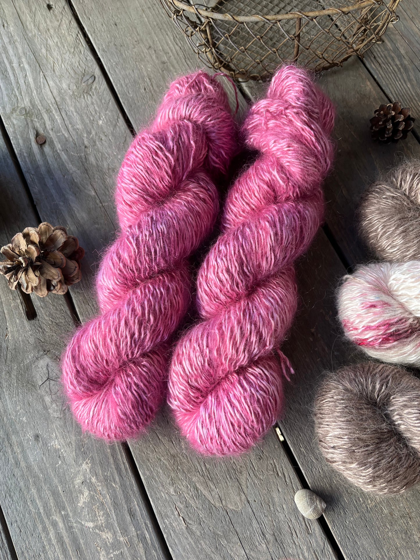 SEIDENmuse Mohair "Vintage Rose“