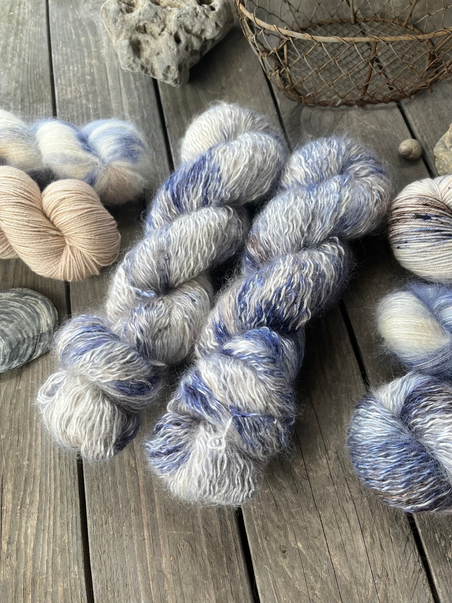 SEIDENmuse Mohair"Strand& Meer“