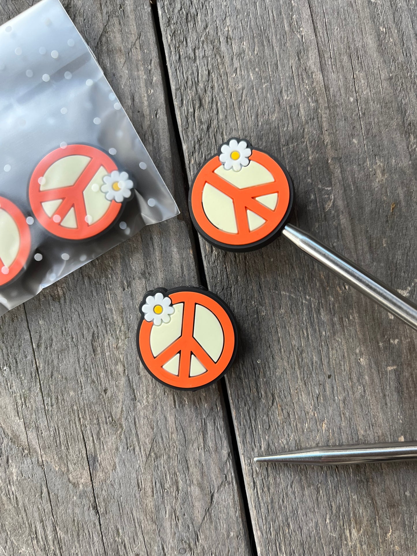 Maschenstopper "Peace"