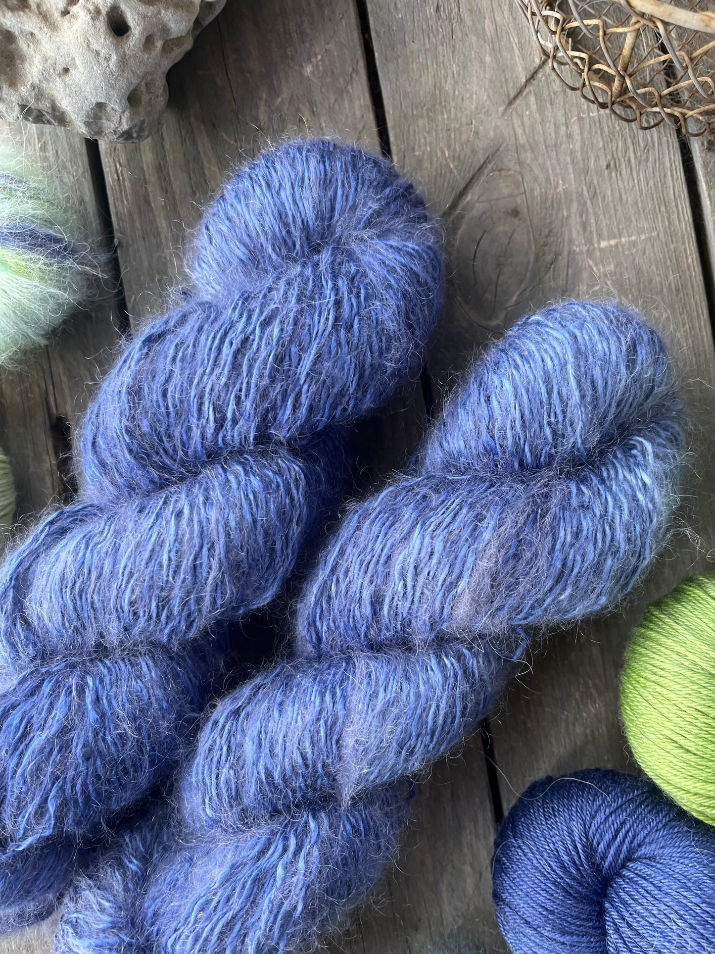 SEIDENmuse Mohair"Meerblau“