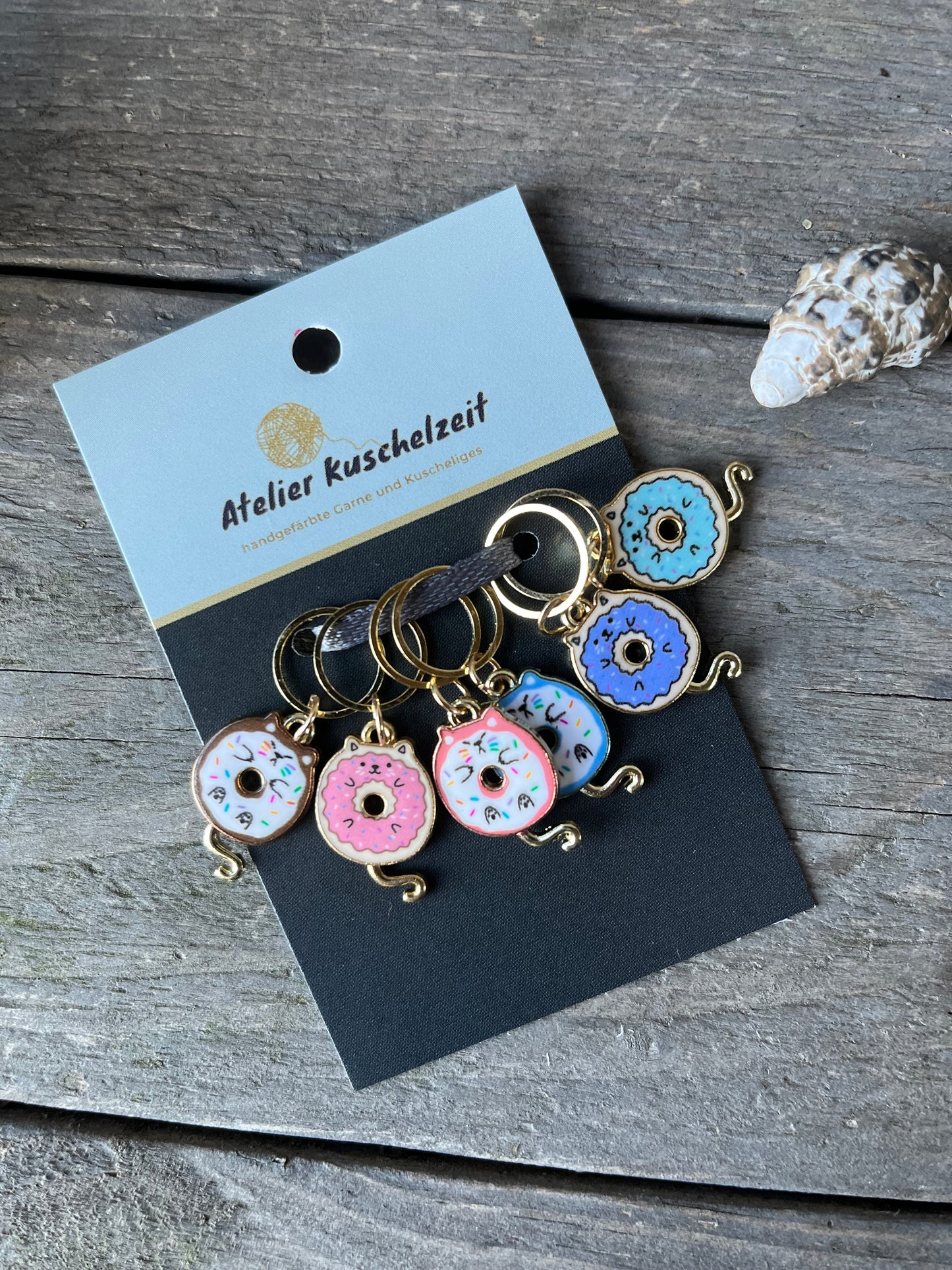 Maschenmarkierer "Donut-Katzen"
