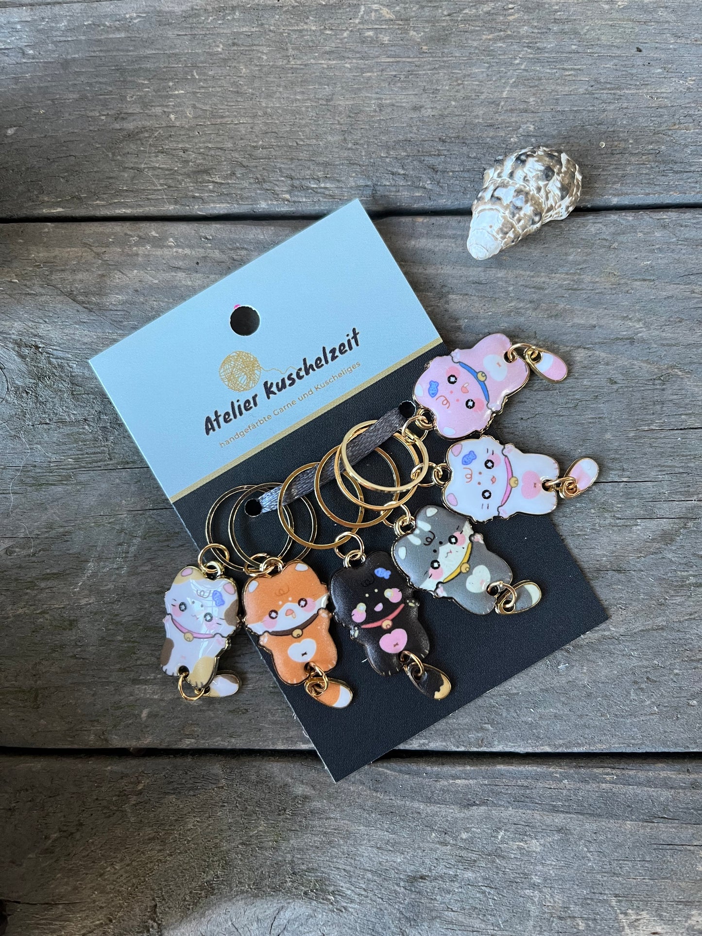 Maschenmarkierer "Katzenkinder"