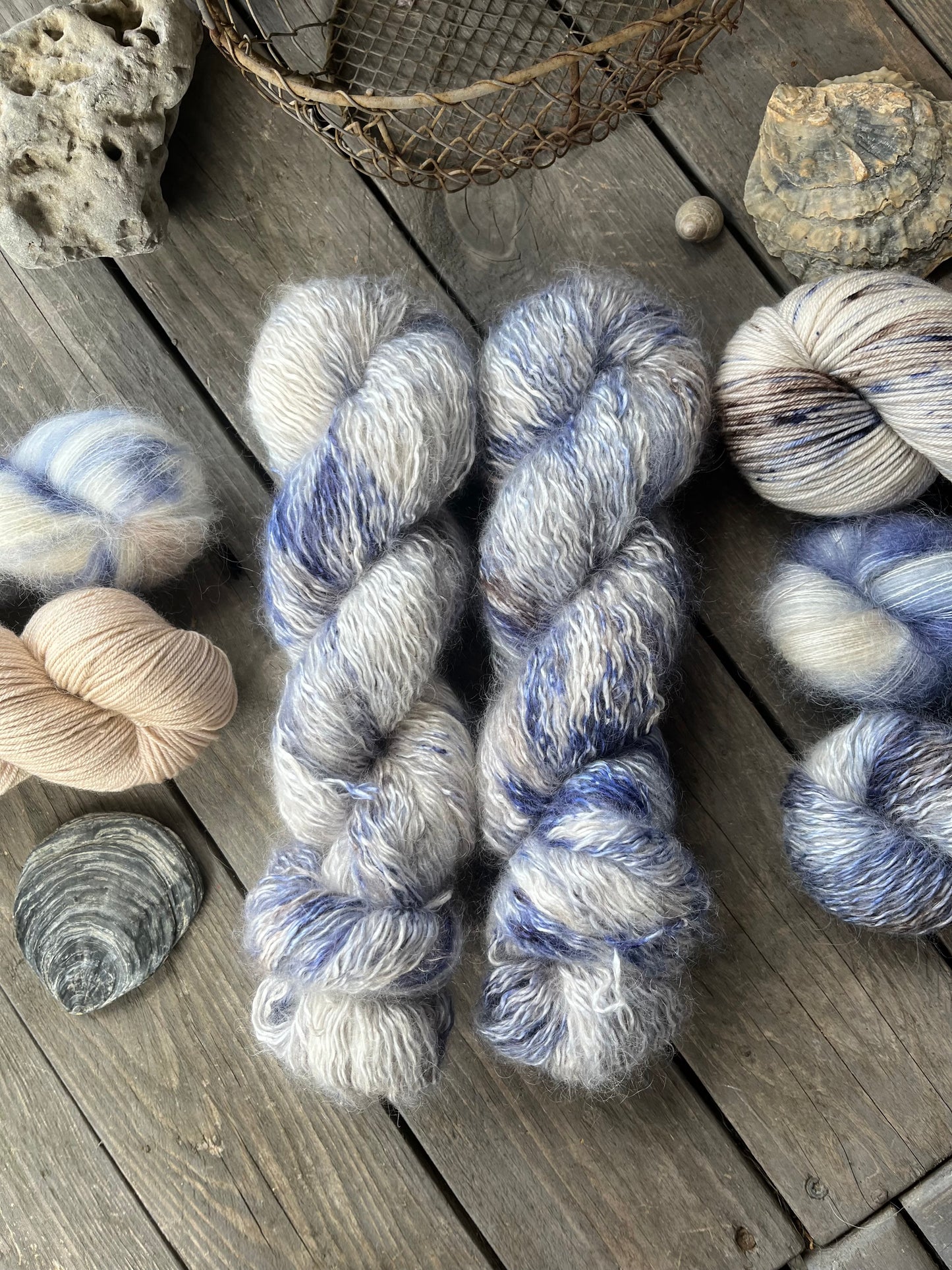 SEIDENmuse Mohair"Strand& Meer“