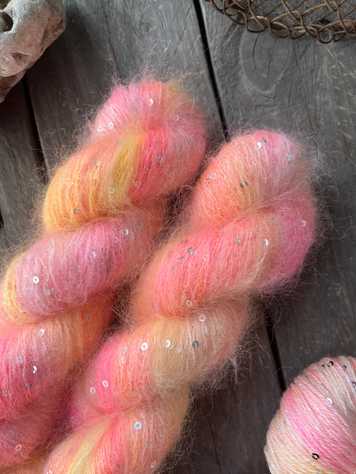 flauschige PAILLETTINA "Evening Glow"
