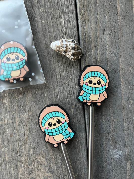Maschenstopper "Igel im Winter"