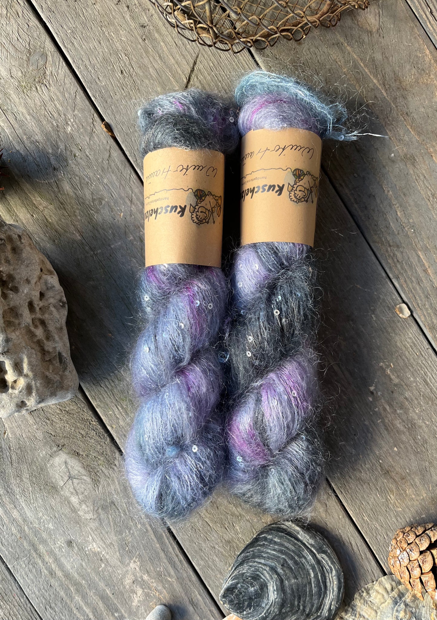 flauschige PAILLETTINA "Wintertraum"